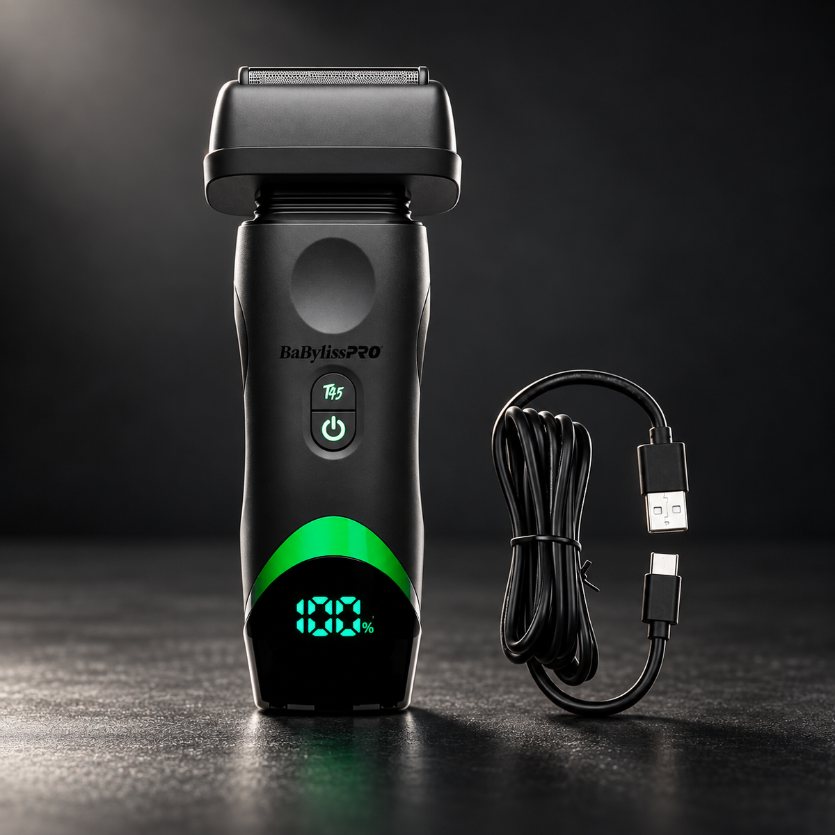 Shaver and charging cable