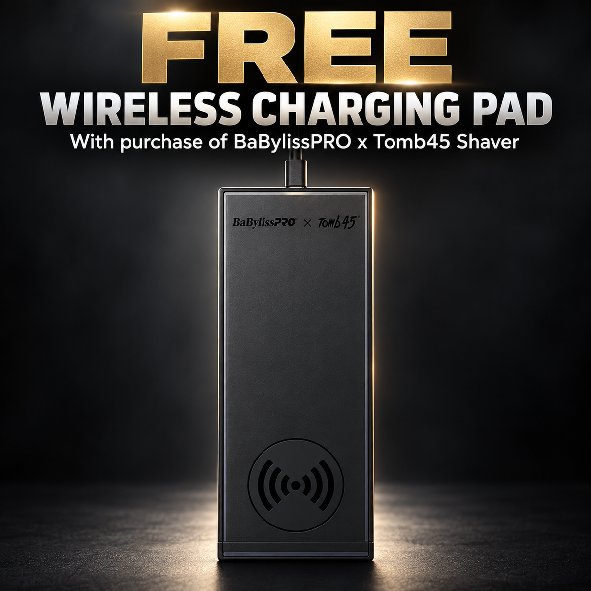 Free wireless charging pad bonus with shaver purchase