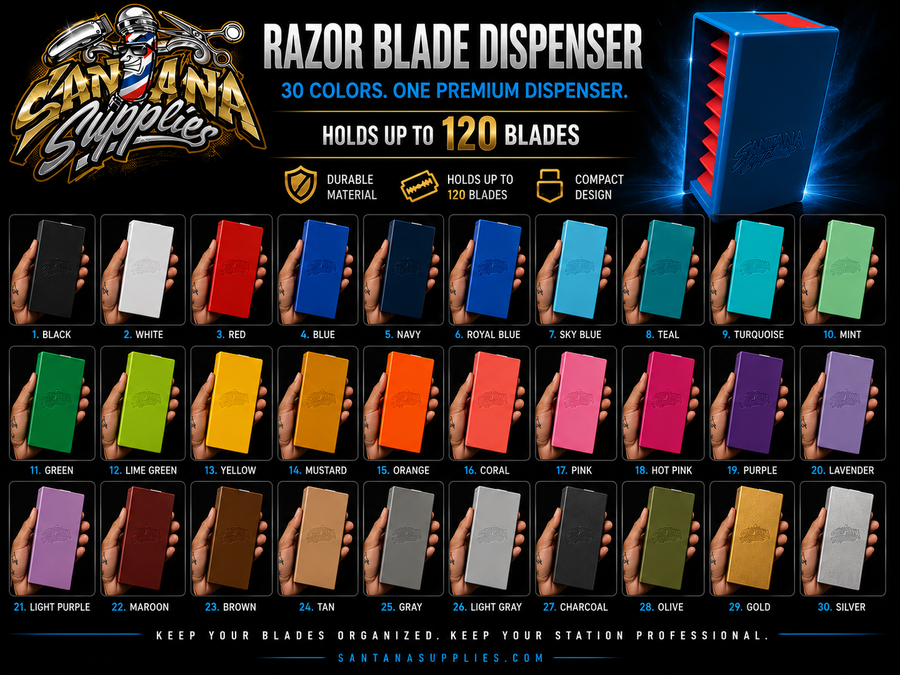 Santana Supplies Limited Edition Razor Blade Dispenser