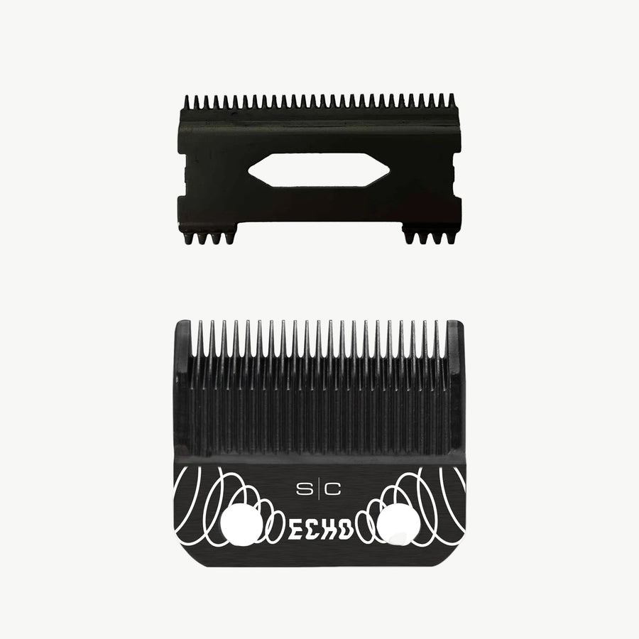 StyleCraft Black DLC Echo Fixed Blade & Shallow Tooth 2.0 Cutter Set (SC544B)