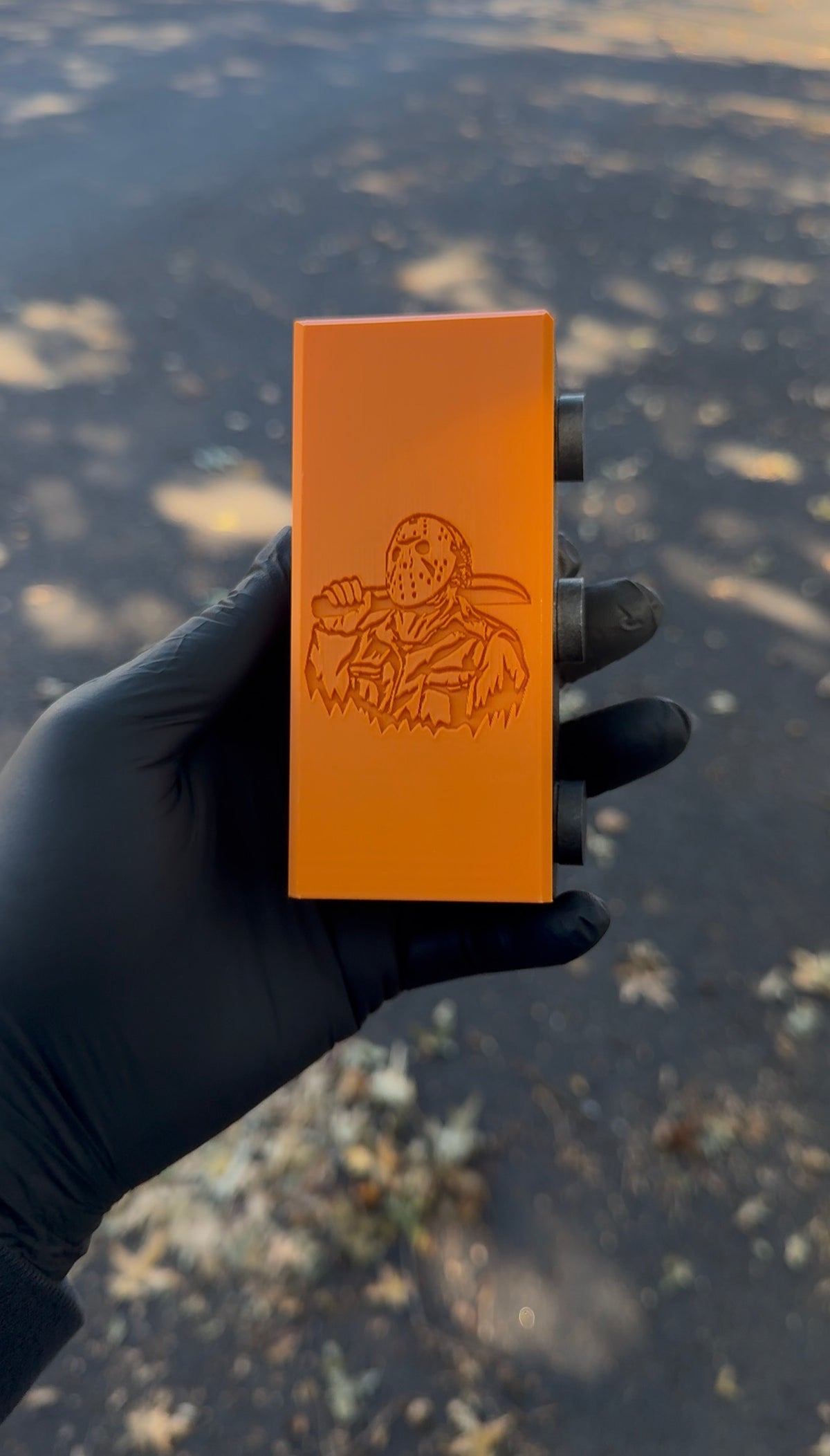 Orange Jason Halloween Razor Dispenser