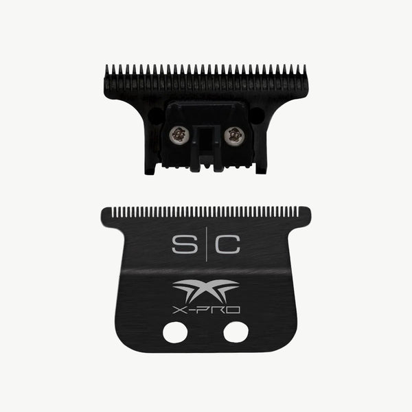 StyleCraft Black Diamond X-Pro Wide fixed trimmer blade with Black DLC The One cutter, SC536B