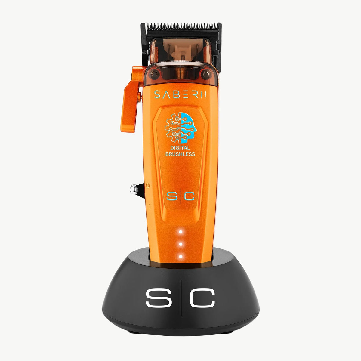 StyleCraft Saber 2 cordless clipper in orange, SC617O