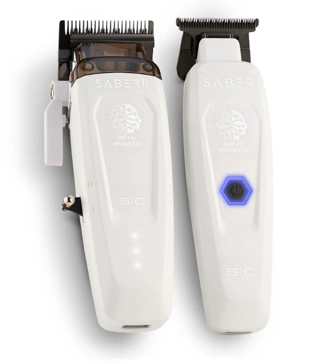StyleCraft Saber 2 White clipper and trimmer